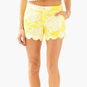 Lilly Pulitzer Buttercup Shorts Size 4 Dandelion